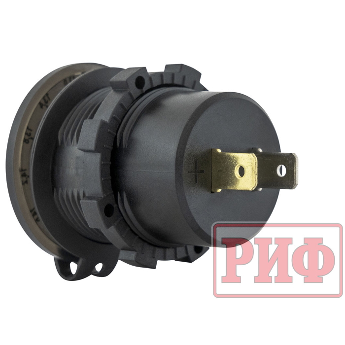 картинка Розетка USB 2 QC 3.0 с вольтметром от магазина  4x4 риф шоп