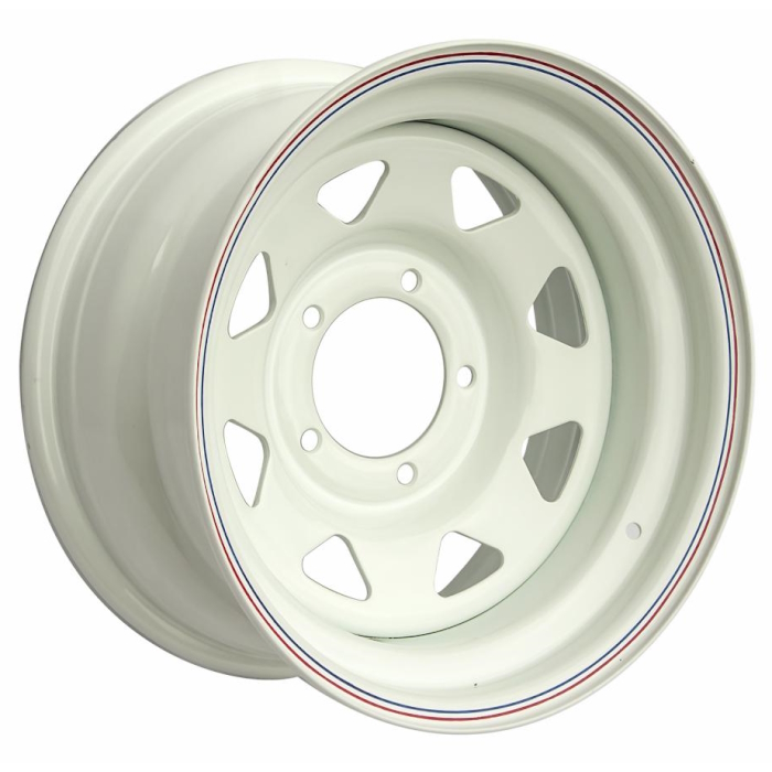 картинка Диск стальной белый 5x139.7 8xR16 d110 ET0 (треугольник) от магазина  4x4 риф шоп