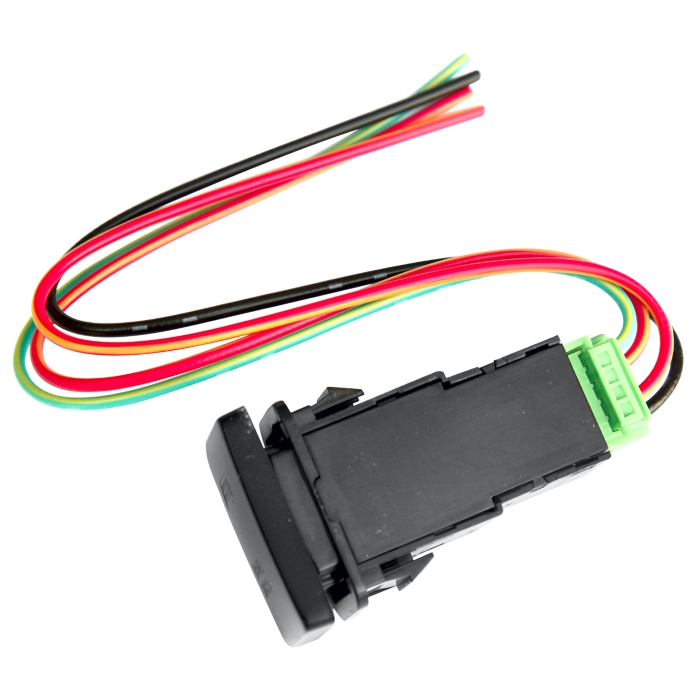 картинка Кнопка ВКЛ/ВЫКЛ Toyota 32x22 мм Front Lights (белая подсветка) от магазина  4x4 риф шоп