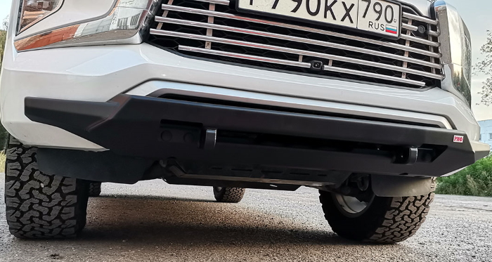 картинка Бампер силовой передний РИФ Mitsubishi Pajero Sport 2021+ от магазина  4x4 риф шоп