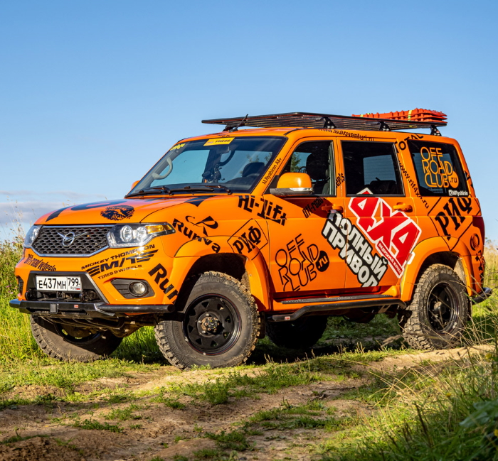 картинка Платформа экспедиционная РИФ УАЗ Патриот 1200x2100 мм от магазина  4x4 риф шоп