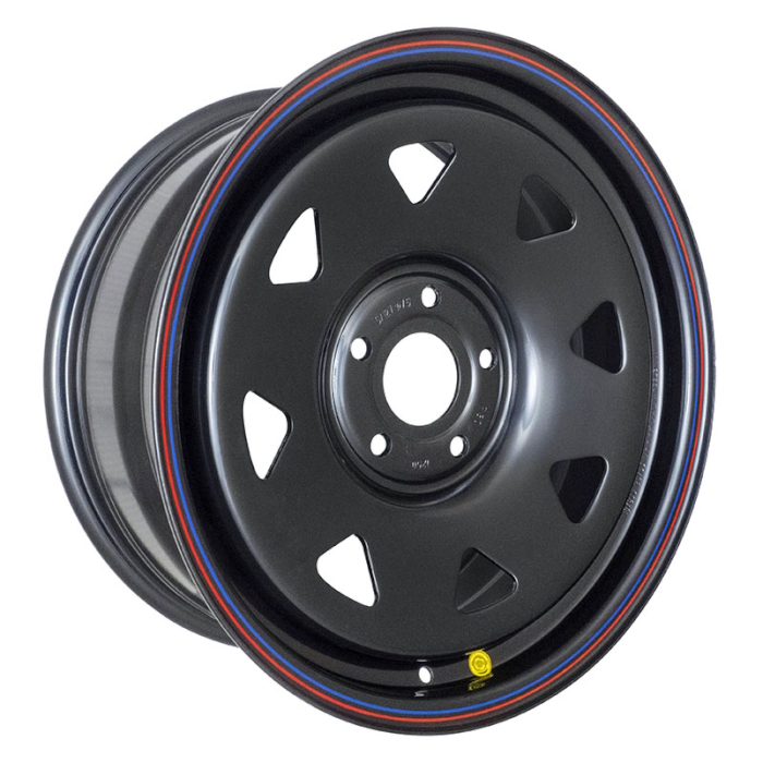 картинка Диск стальной черный 5x127 8xR18 d75 ET+30 (треугольник) от магазина  4x4 риф шоп