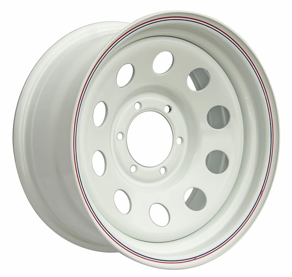 картинка Диск стальной белый 6x139.7 8xR17 d110 ET0 (круг) от магазина  4x4 риф шоп