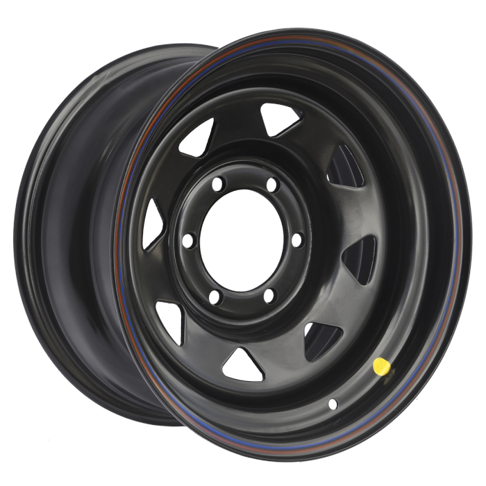 картинка Диск стальной черный 6x139.7 8xR16 d110 ET0 (треугольник) от магазина  4x4 риф шоп