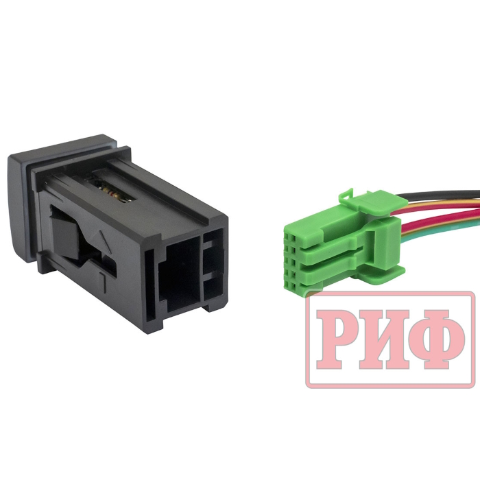 картинка Кнопка ВКЛ/ВЫКЛ Toyota 22x22 Battery (синяя подсветка) от магазина  4x4 риф шоп