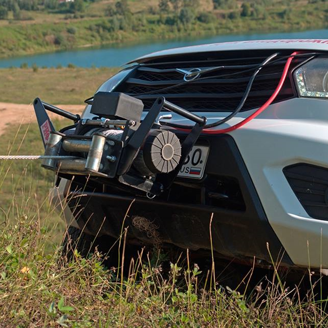 картинка Фаркоп РИФ в передний штатный бампер УАЗ Патриот 2015+ от магазина  4x4 риф шоп