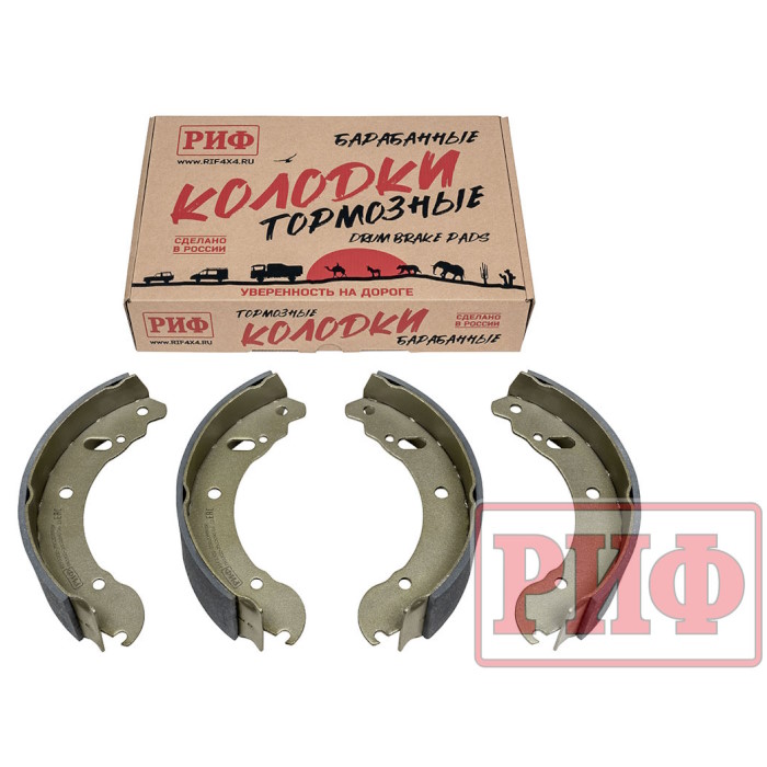 картинка Тормозные колодки задние РИФ ГАЗ Соболь (3302-3502090) от магазина  4x4 риф шоп
