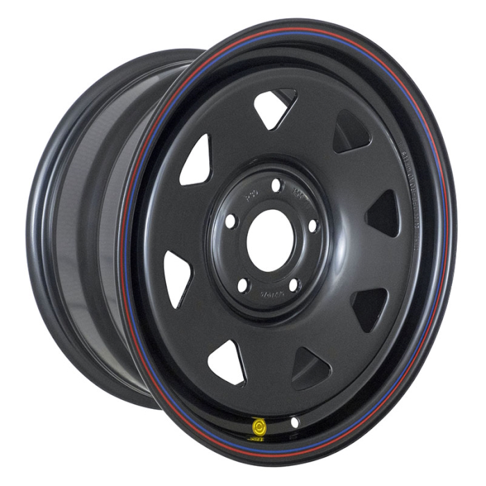 картинка Диск стальной черный 5x127 8xR17 d75 ET+30 (треугольник) от магазина  4x4 риф шоп