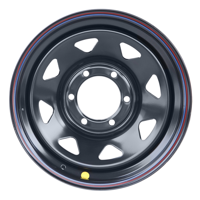картинка Диск стальной черный 6x139.7 8xR17 d110 ET0 (треугольник) от магазина  4x4 риф шоп