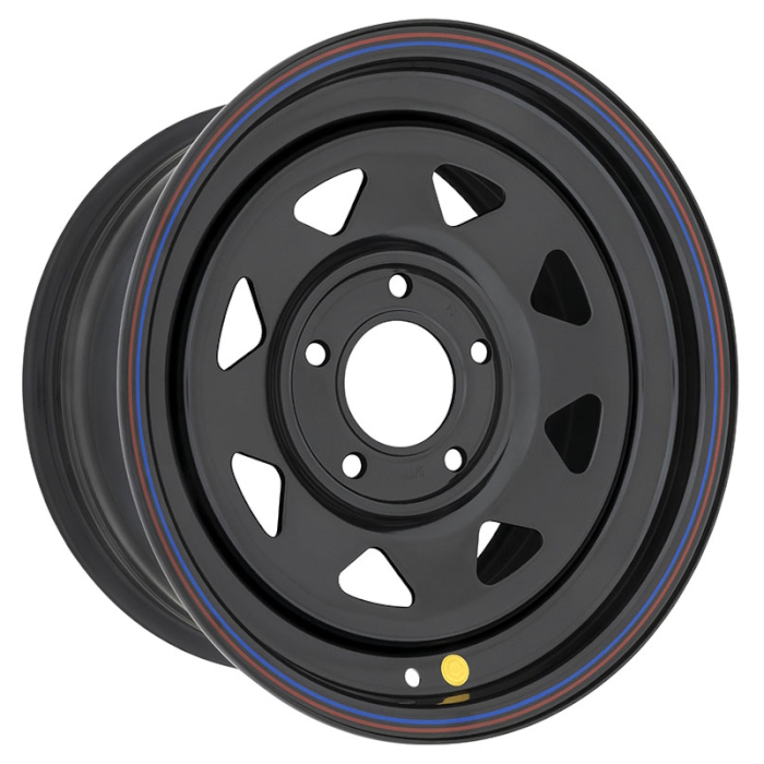 картинка Диск стальной черный 5x130 8xR16 d84 ET+20 (треугольник) от магазина  4x4 риф шоп